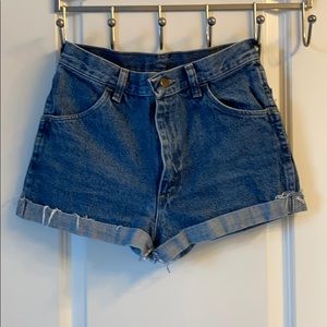 High waisted Jean shorts